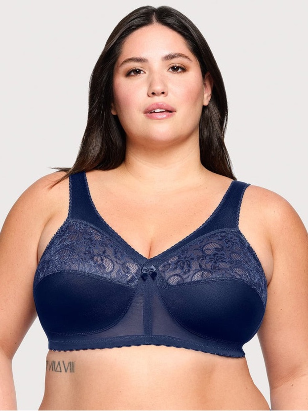 Glamorise MagicLift Original Support Bra Style 1000 Navy Dark Blue NWOT Size 38D